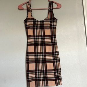 Plaid Mini Dress